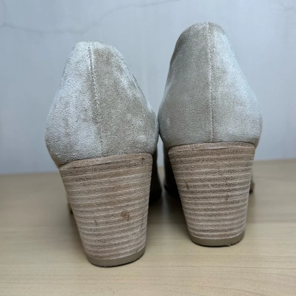 Vince Italian Suede Ankle Boots 10 | Neutral Booties Minimalist‎ Quiet Luxury